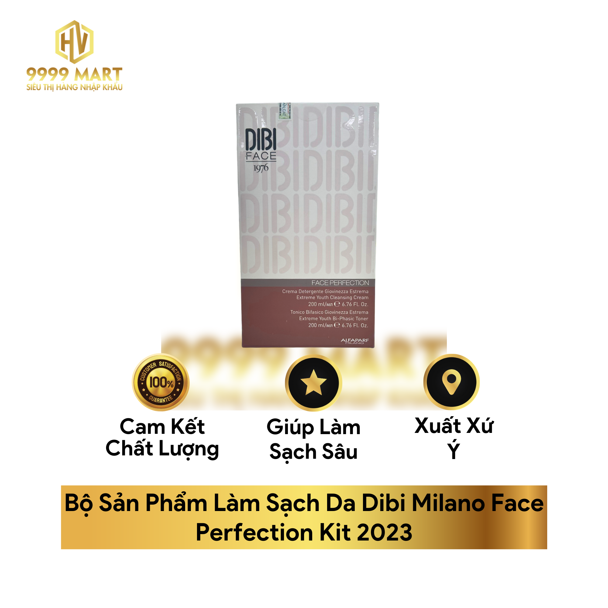  Bộ Sản Phẩm Làm Sạch Da Dibi Milano Face Perfection Kit 2023 