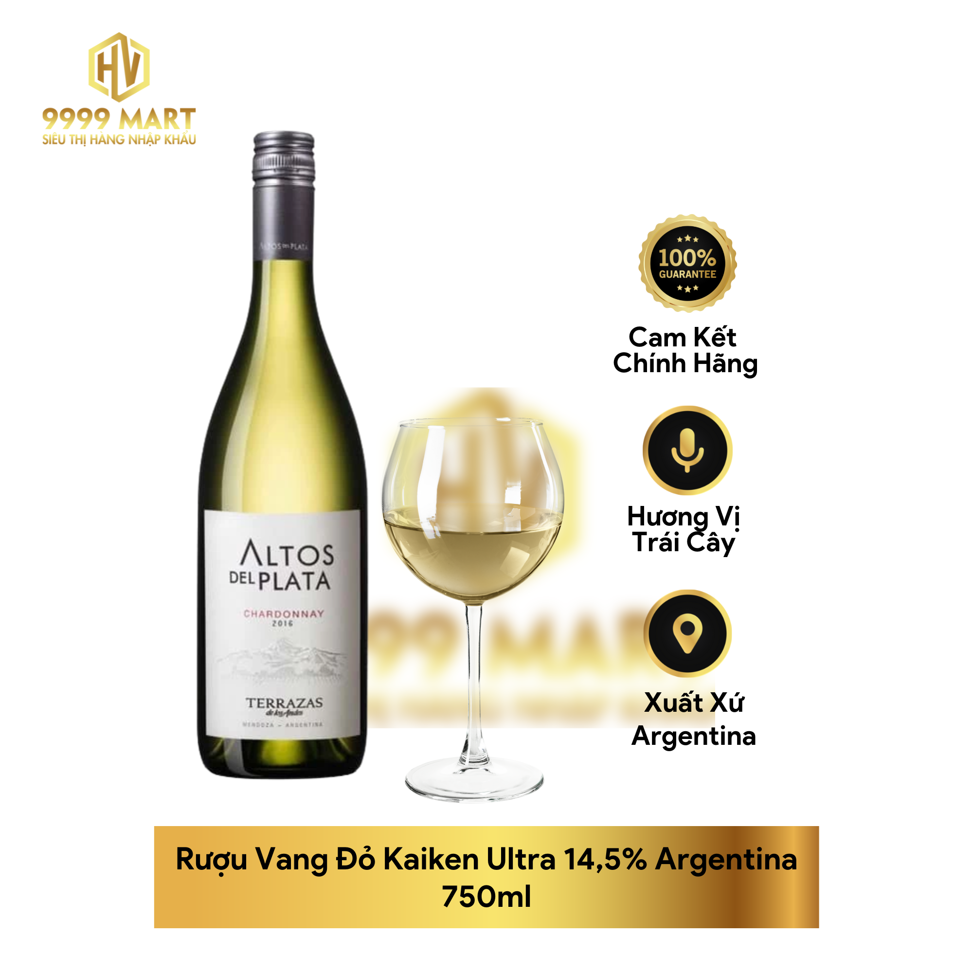  Terrazar Chardonnay (Trắng) 