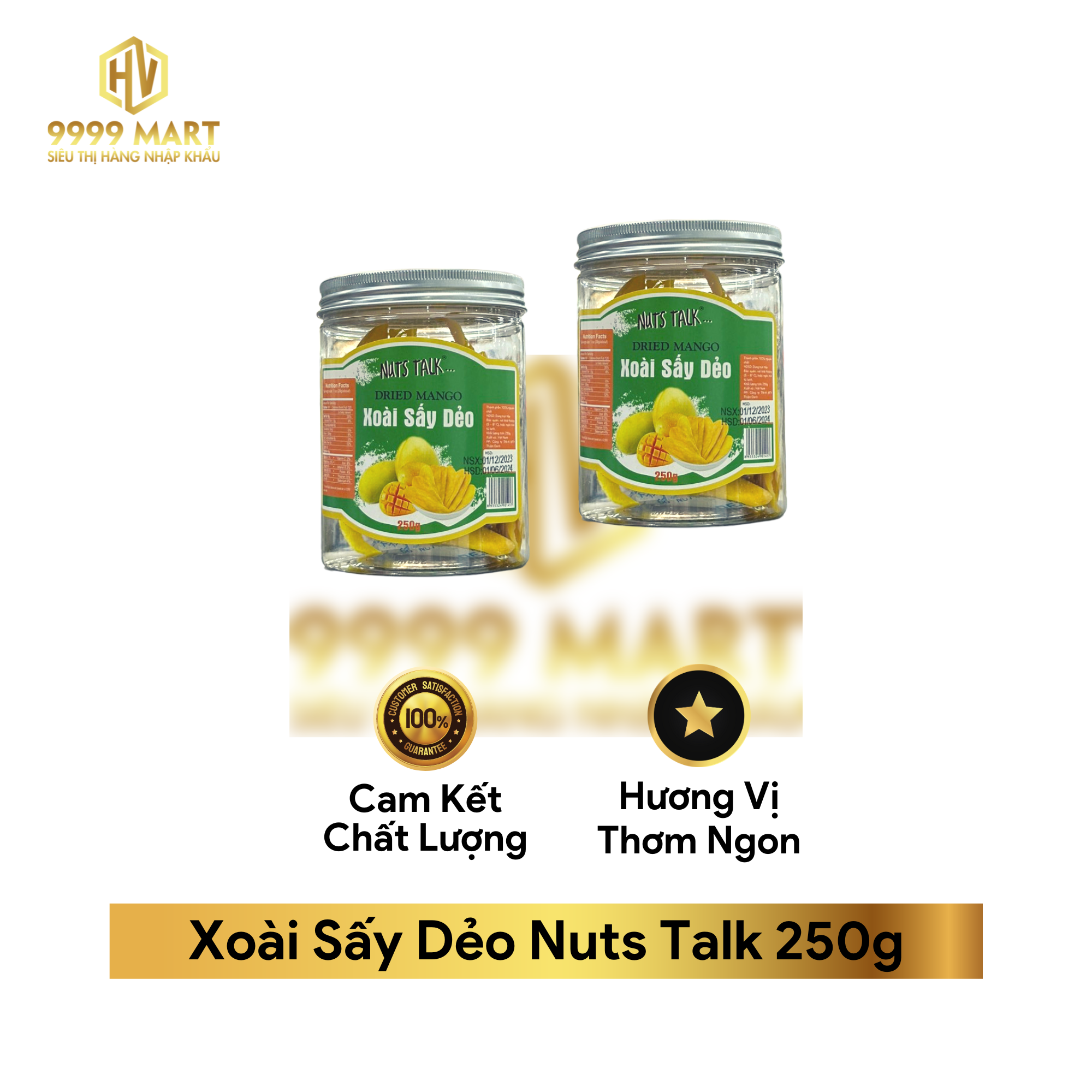  Xoài Sấy Dẻo Nuts Talk 250g 