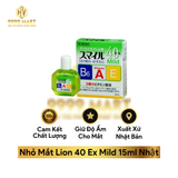  Nhỏ Mắt Lion 40 Ex Mild 15ml Nhật 