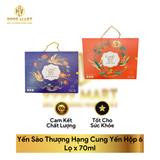  Yến Sào Thượng Hạng Cung Yến Hộp 6 Lọ x 70ml 
