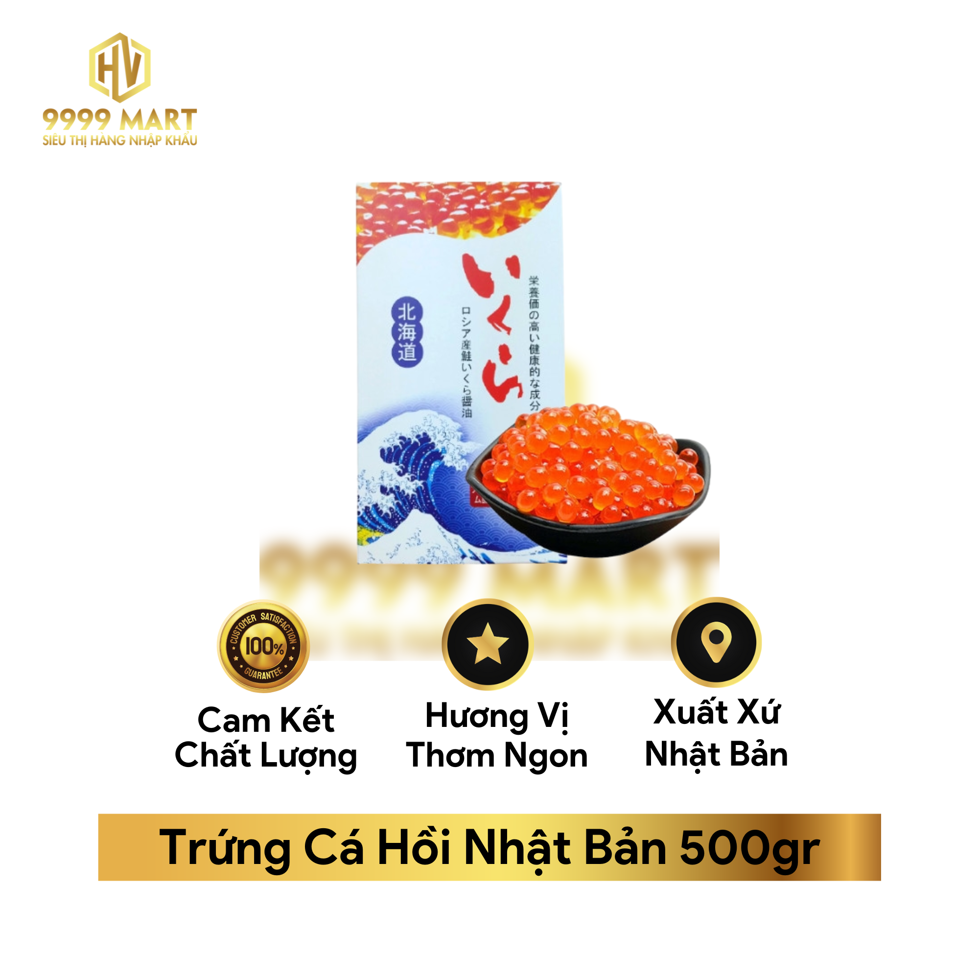  Trứng Cá Hồi Nhật Bản 500gr 