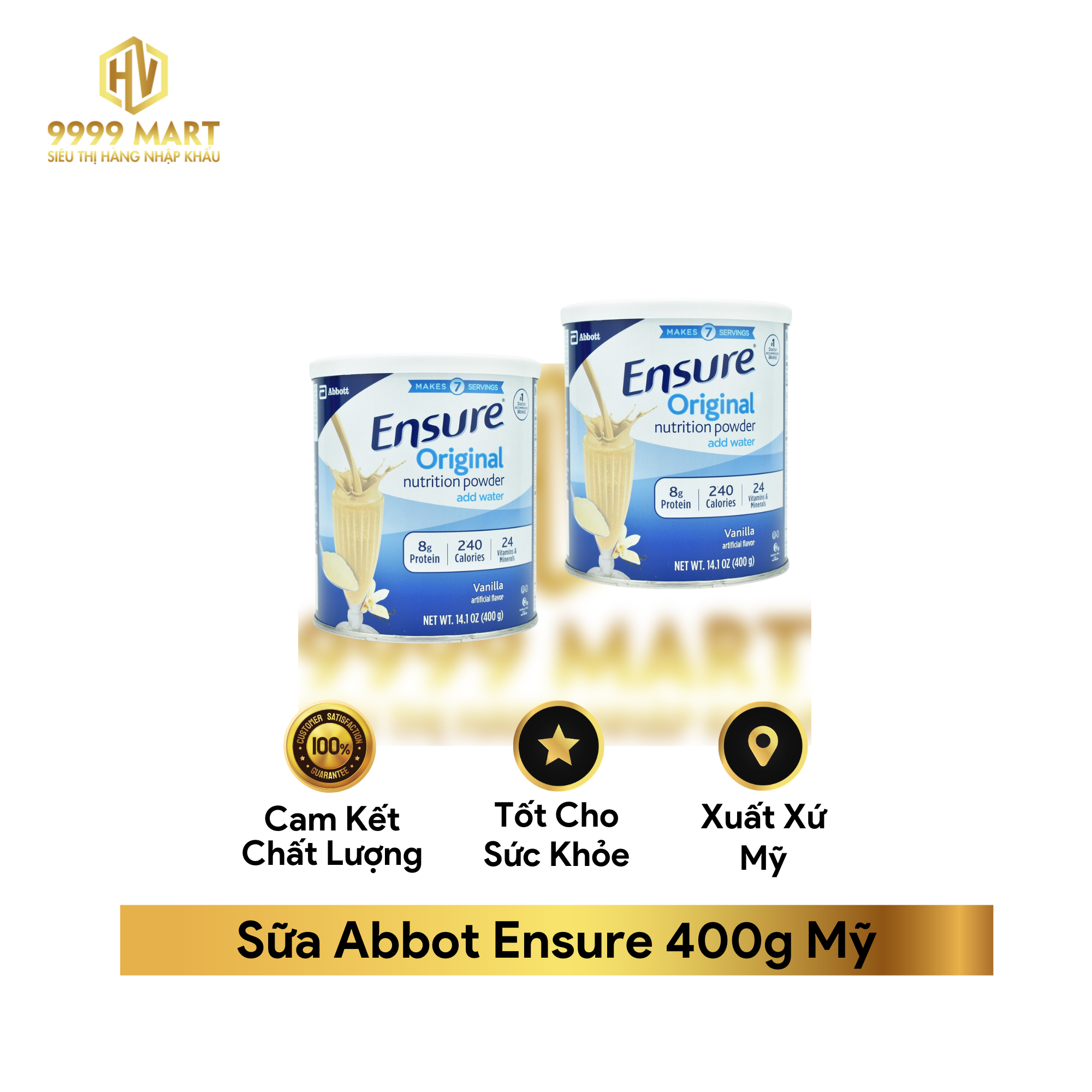  Sữa Abbot Ensure 400g Mỹ 