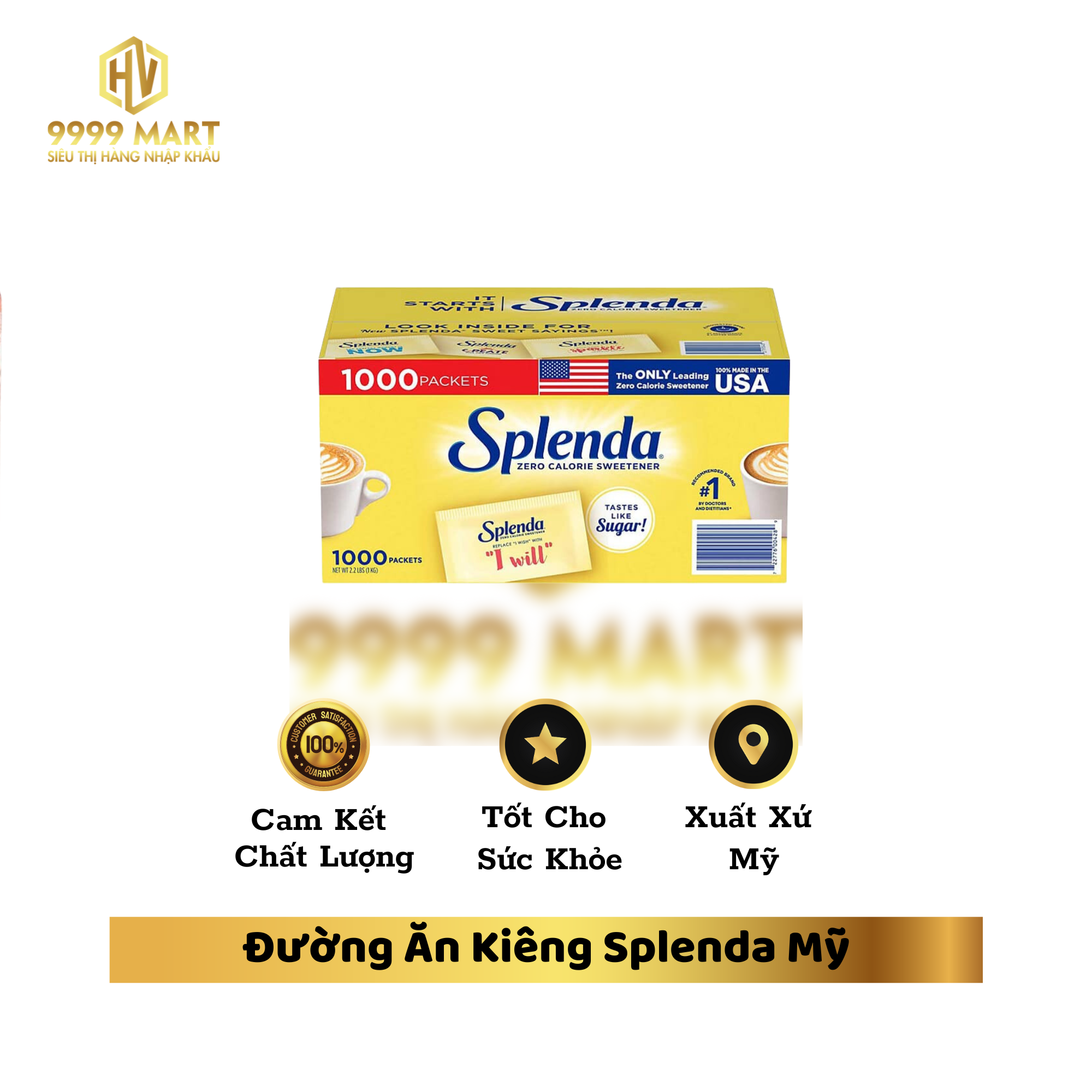  Đường Ăn Kiêng Splenda Mỹ 