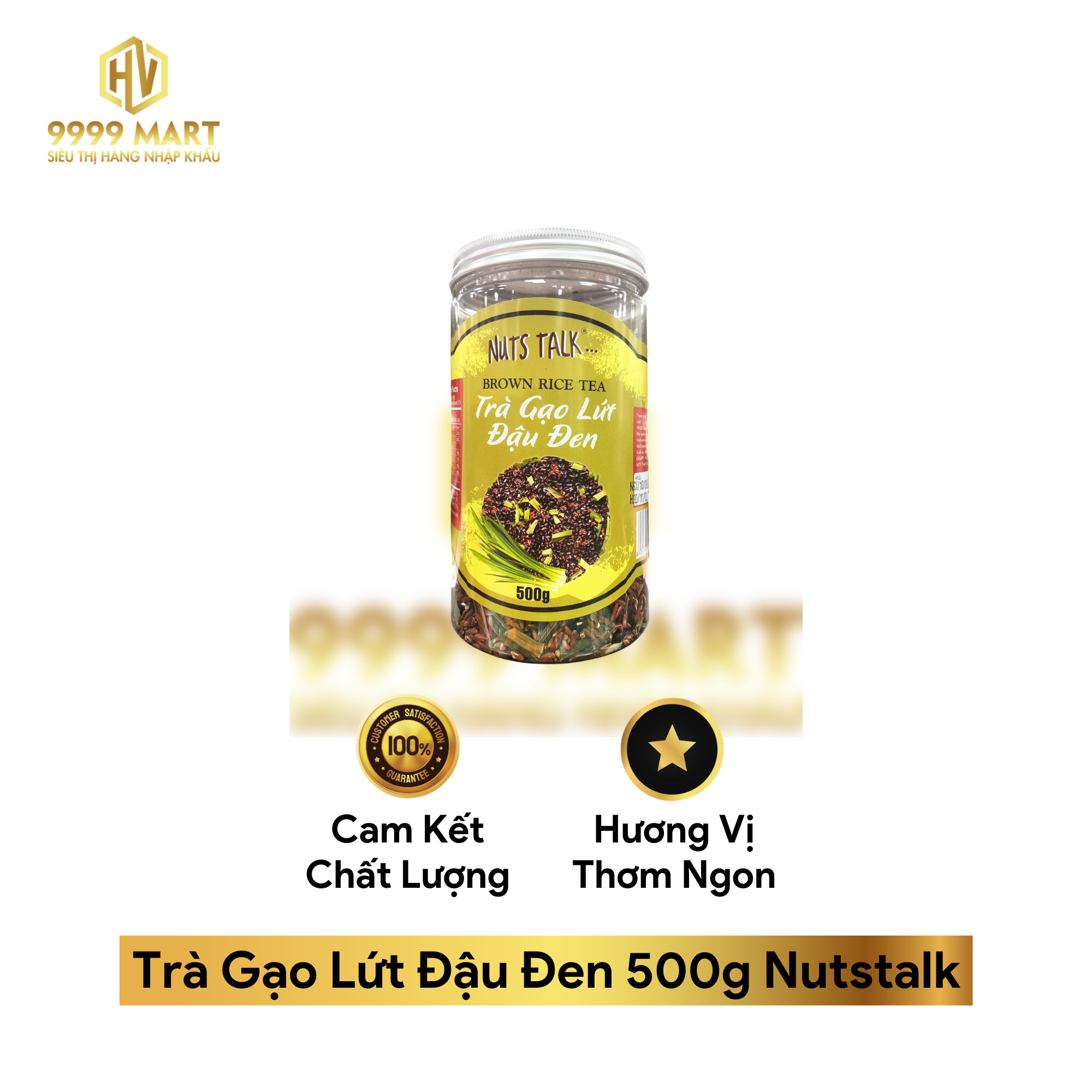  Trà Gạo Lứt Đậu Đen 500g Nutstalk 