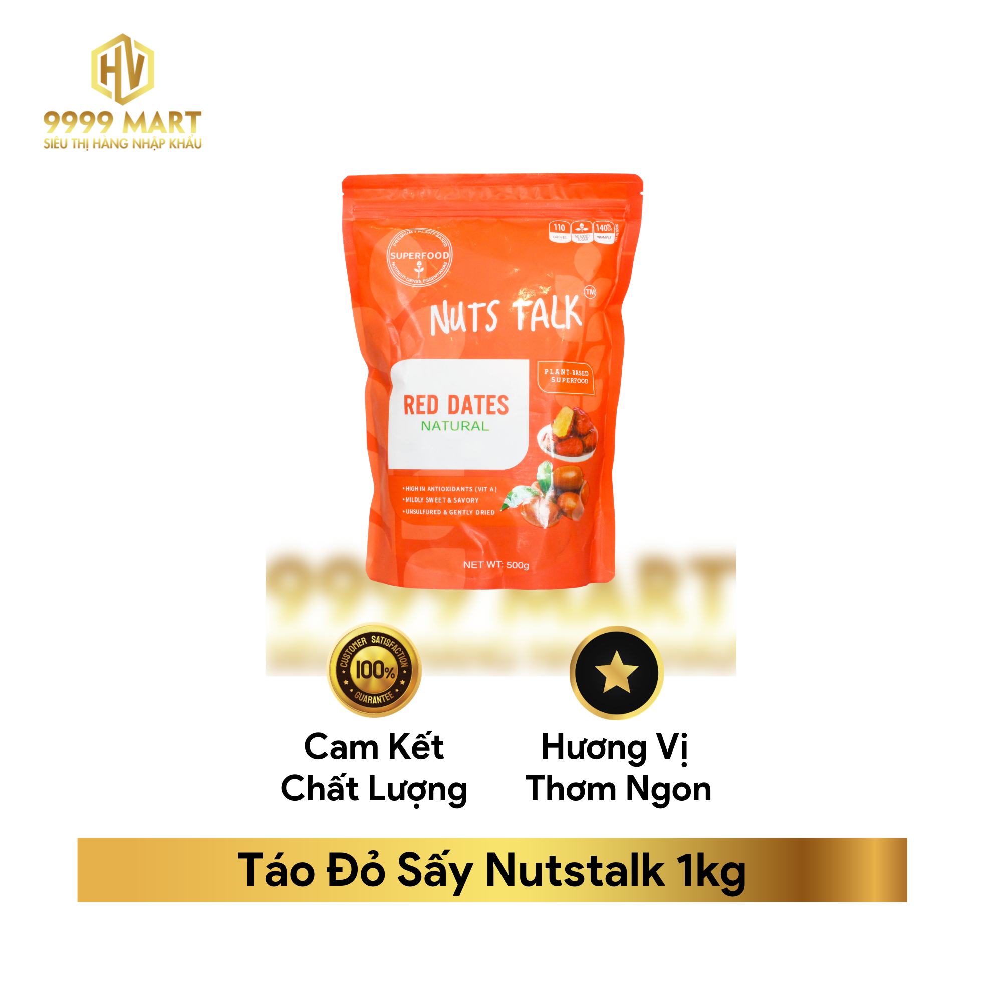  Táo Đỏ Sấy Nutstalk 1kg 
