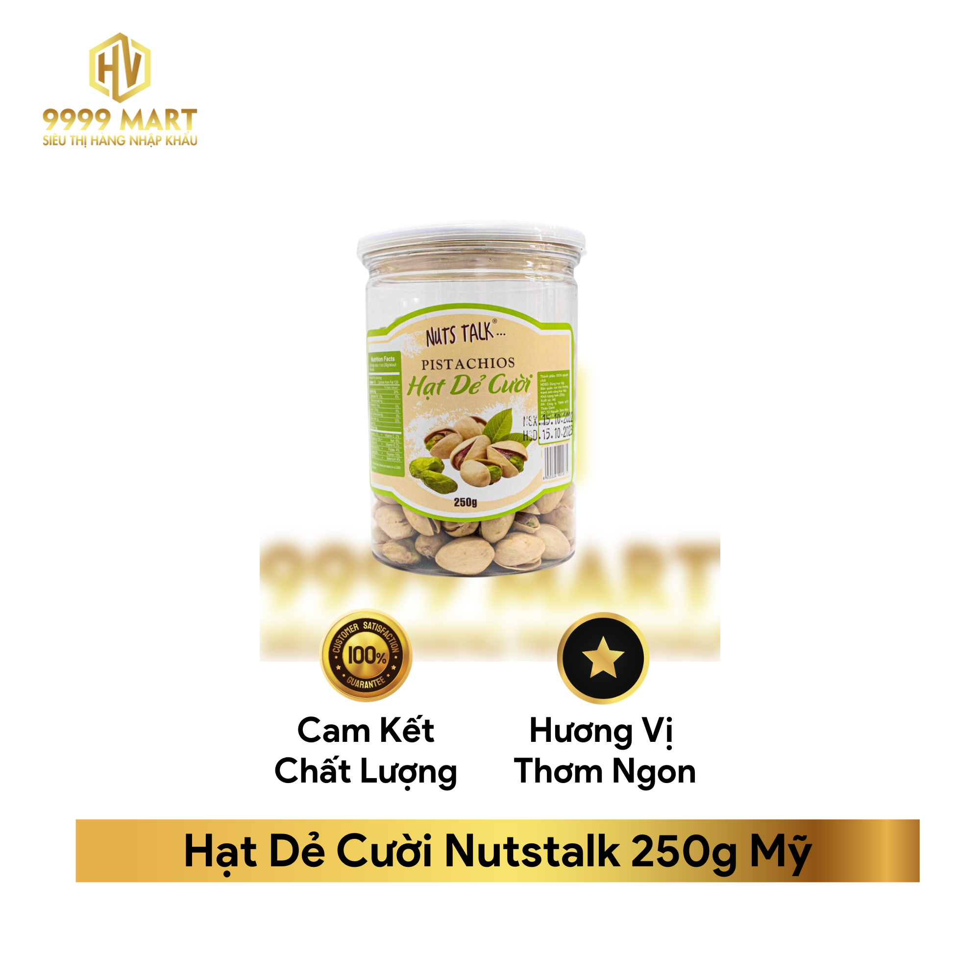  Hạt Dẻ Cười Nutstalk 250g Mỹ 