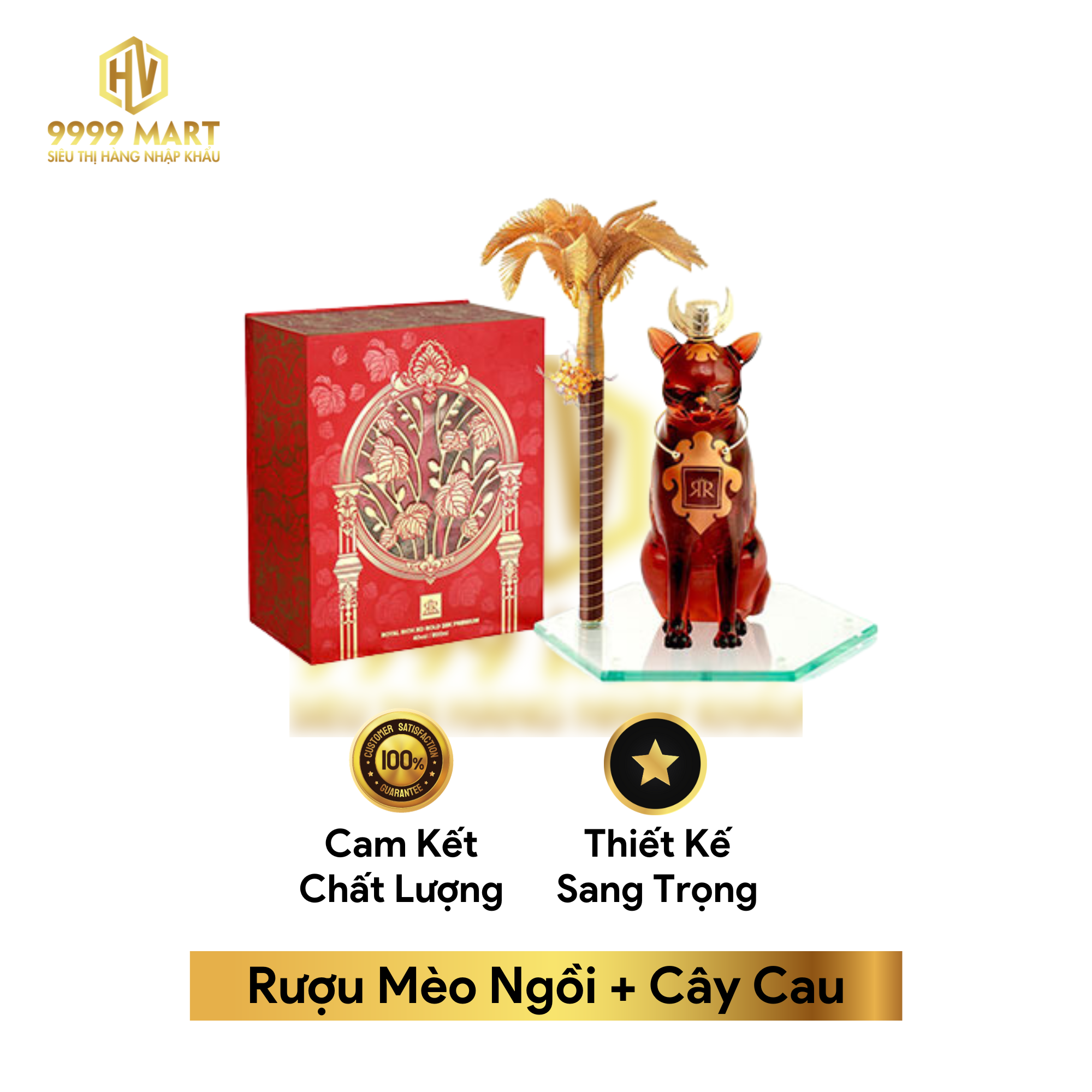  Rượu Mèo Ngồi + Cây Cau 