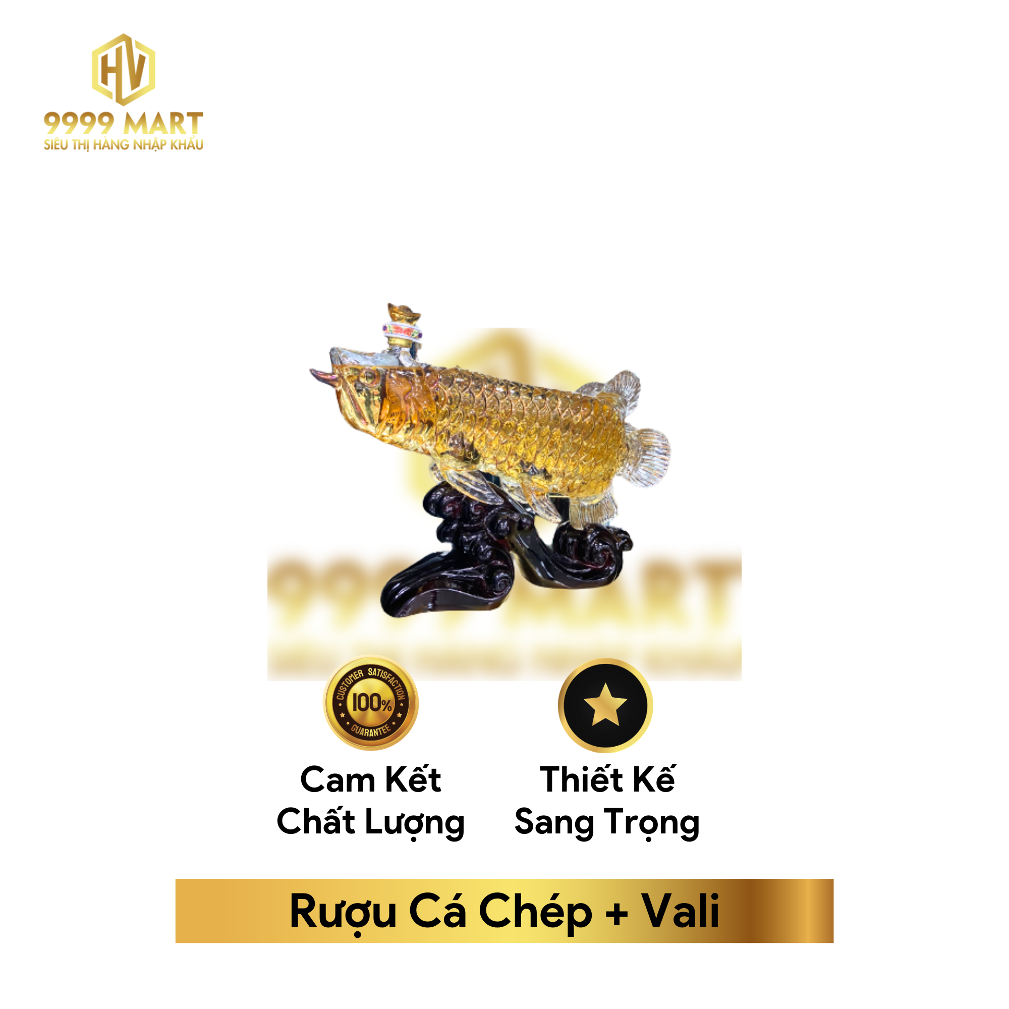  Rượu Cá Chép + Vali 