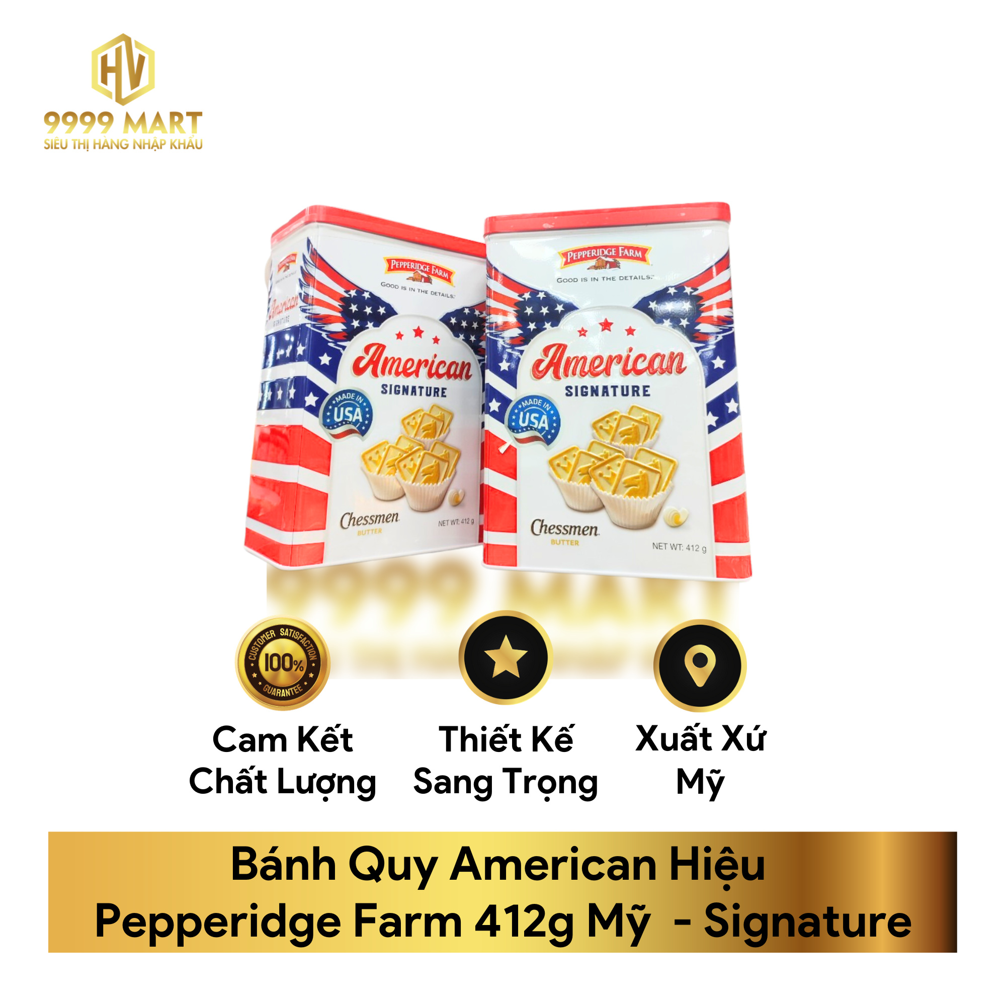  Bánh Quy American Hiệu Pepperidge Farm 412g Mỹ 
