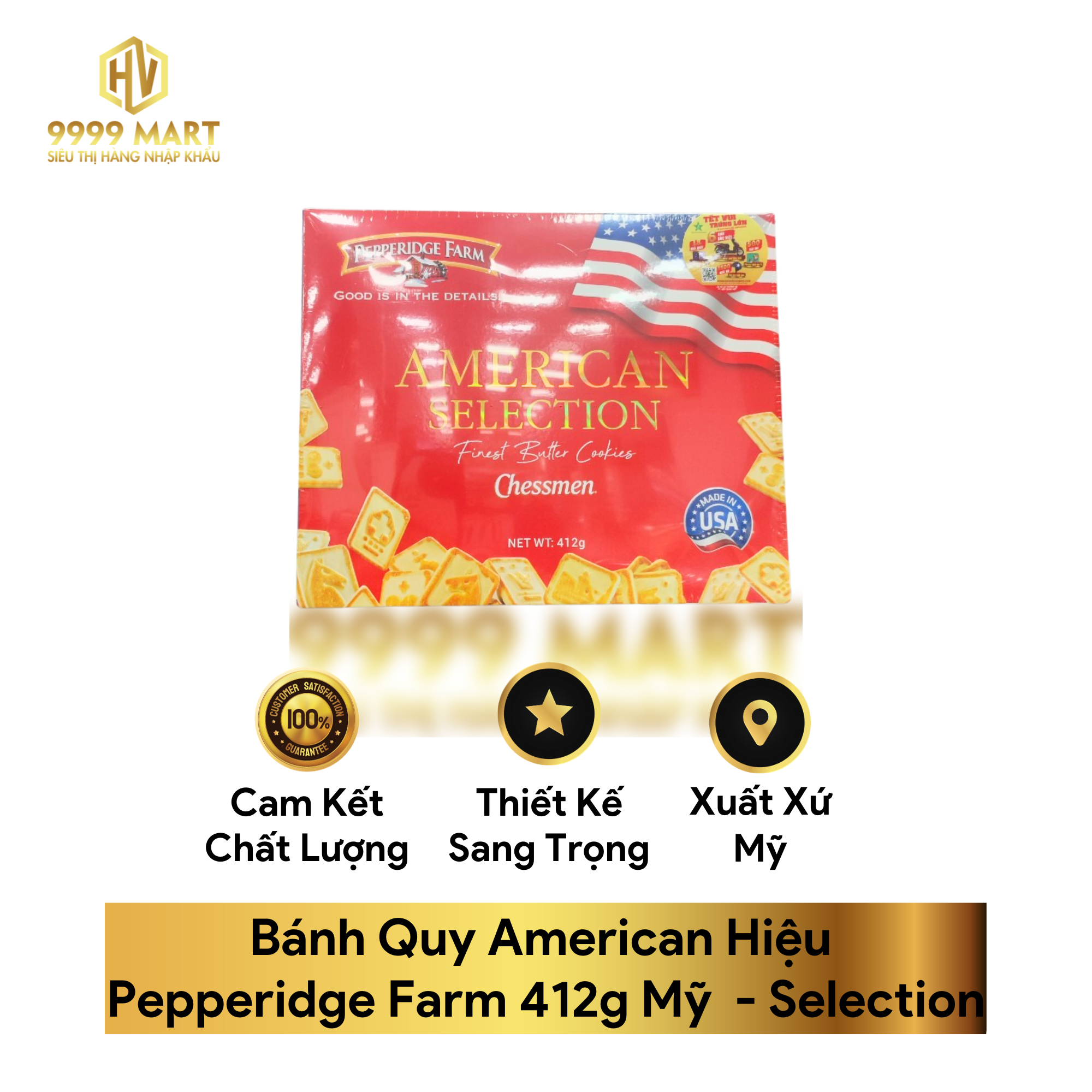  Bánh Quy American Hiệu Pepperidge Farm 412g Mỹ 