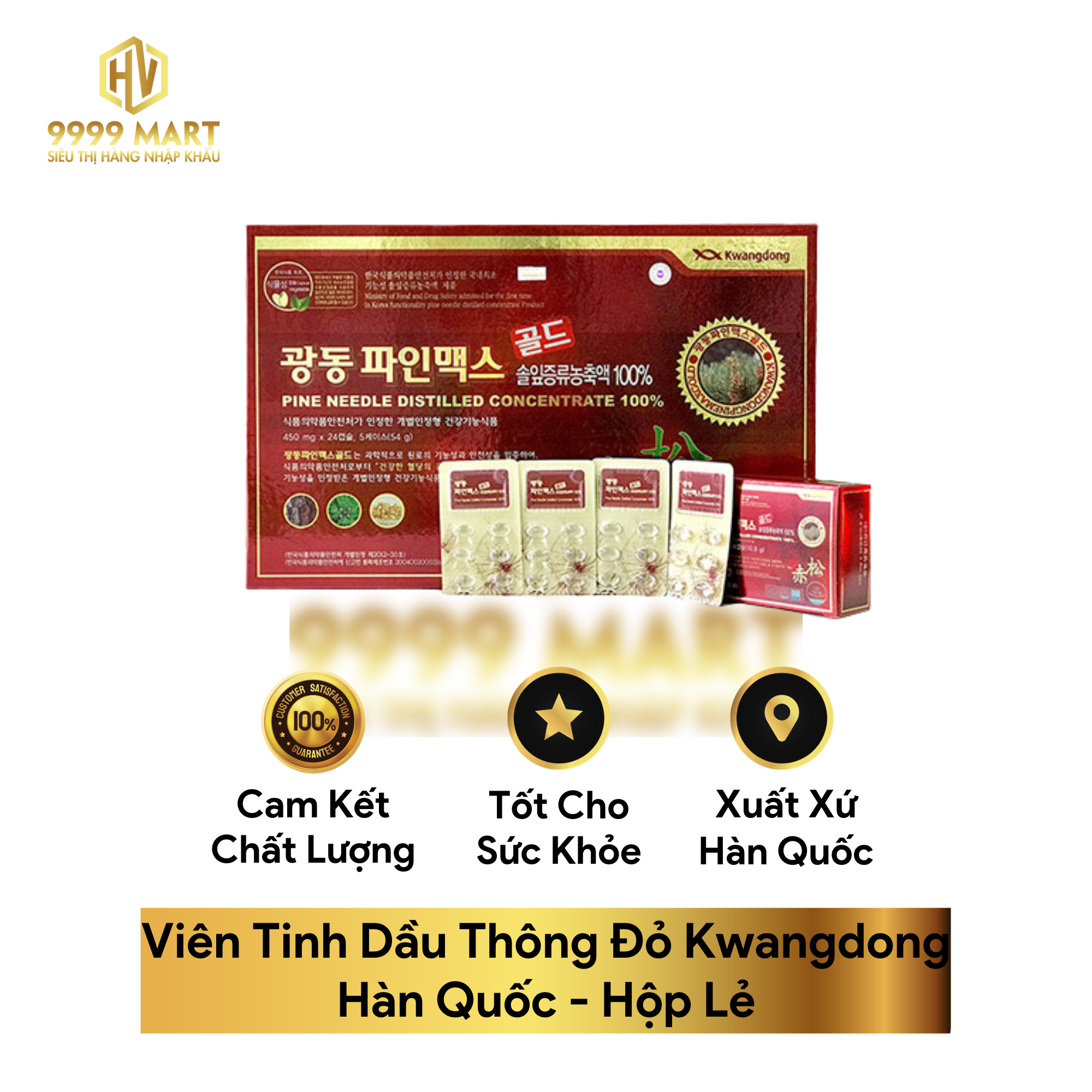  Viên Tinh Dầu Thông Đỏ Kwangdong Hàn Quốc 