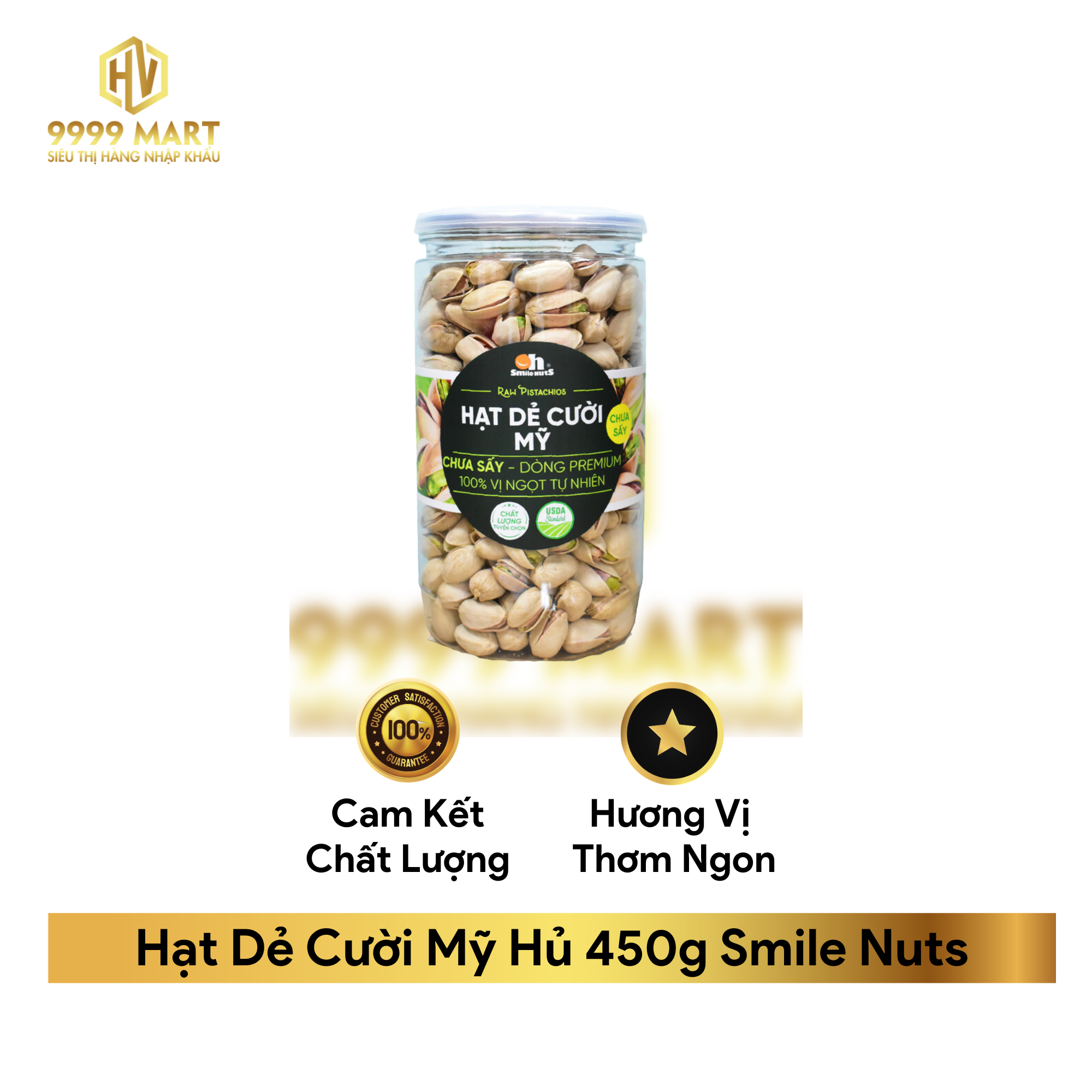 Hạt Dẻ Cười Mỹ Hủ 450g Smile Nuts 