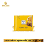  Socola Sữa Ritter Sport Cornflakes 100g - Đức 