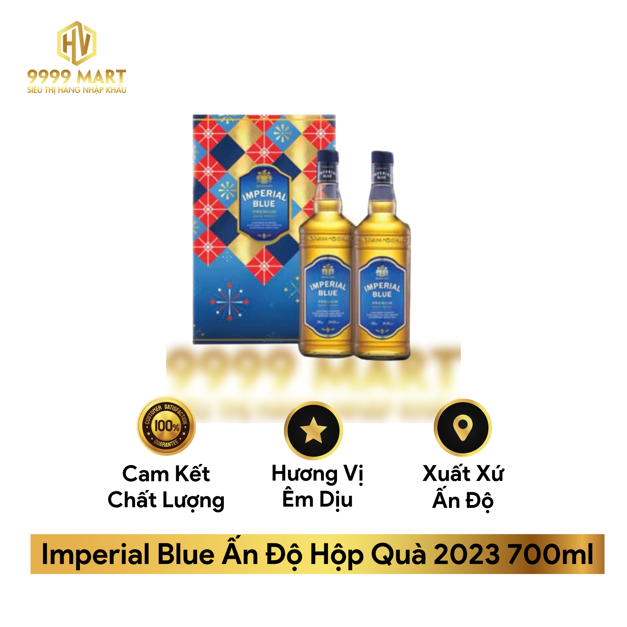  Imperial Blue Ấn Độ Hộp Quà 2023 700ml 