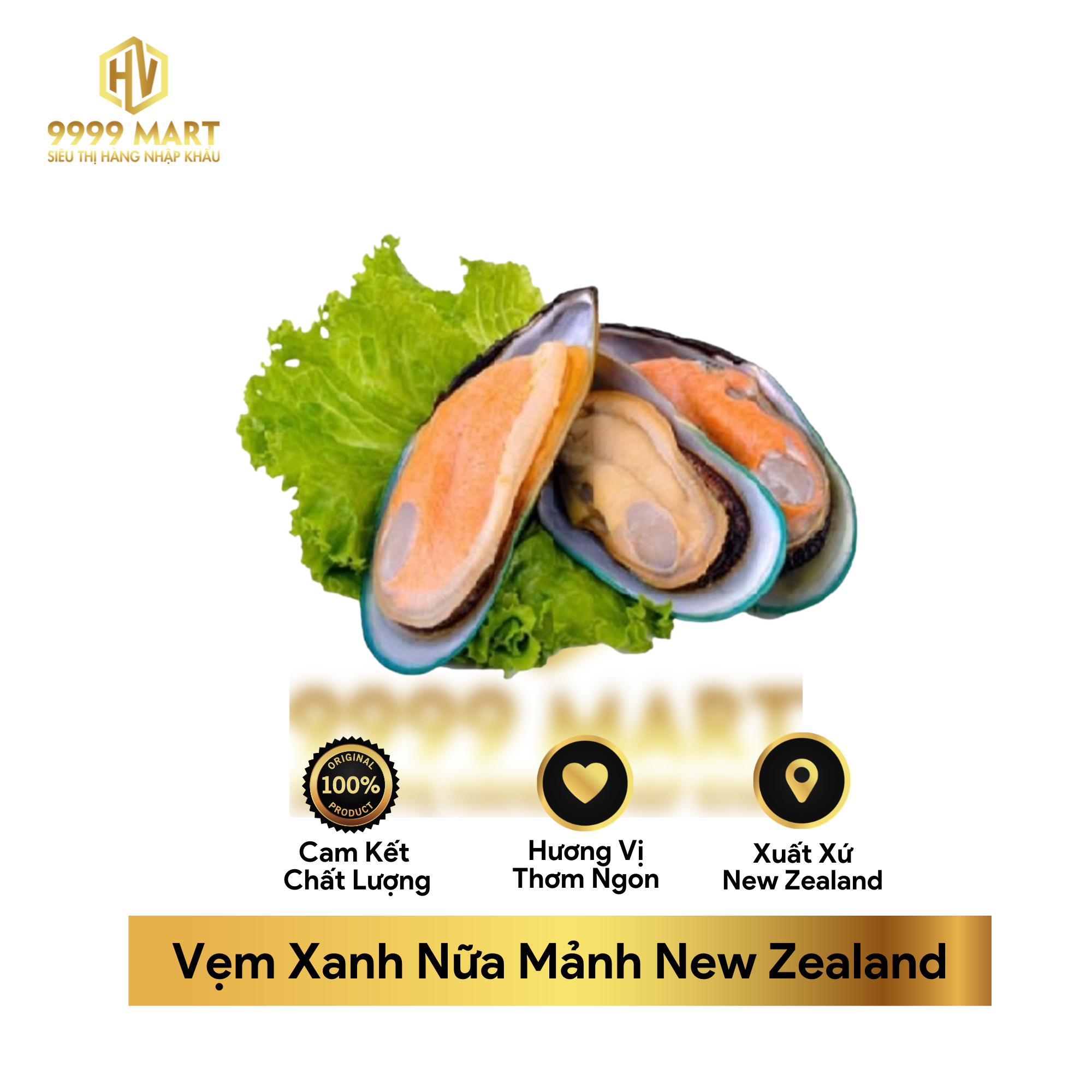  Vẹm Xanh Nữa Mảnh New Zealand 