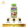  Kẹo Dẻo Bổ Sung Canxi - Vitamin D3 Vitafusion Mỹ 100v 