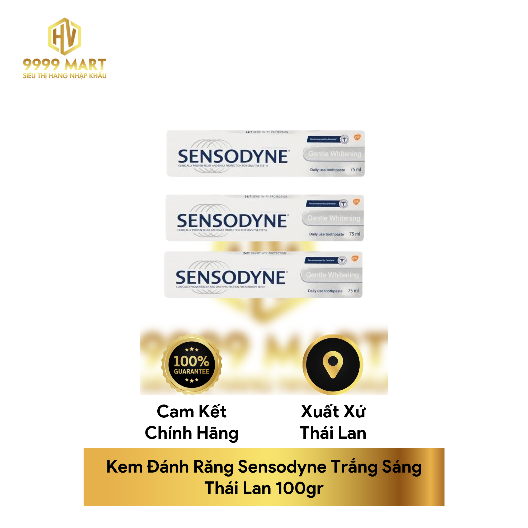  Kem Đánh Răng Sensodyne Thái Lan 100gr 