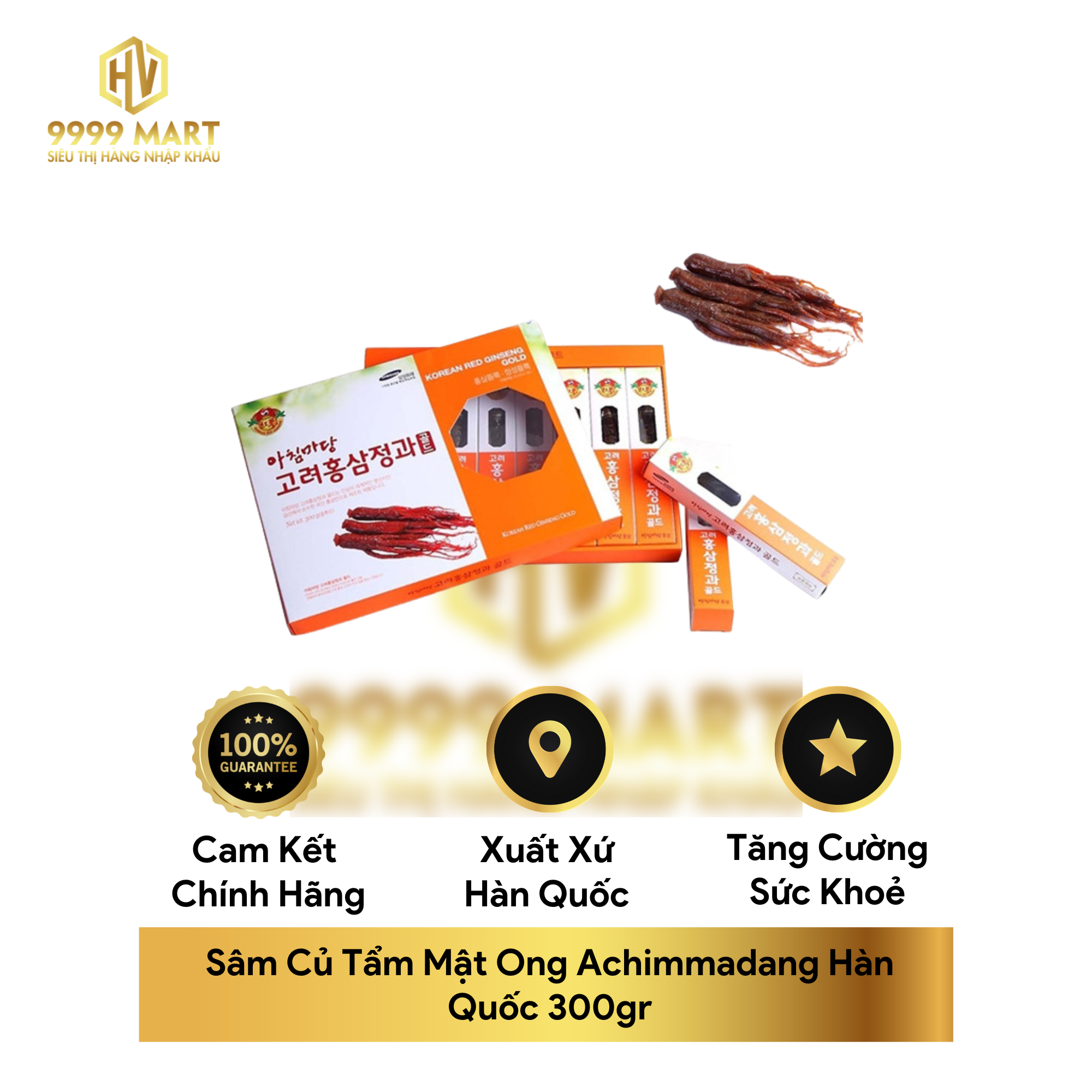  Sâm Củ Tẩm Mật Ong Achimmadang Hàn Quốc 300gr 