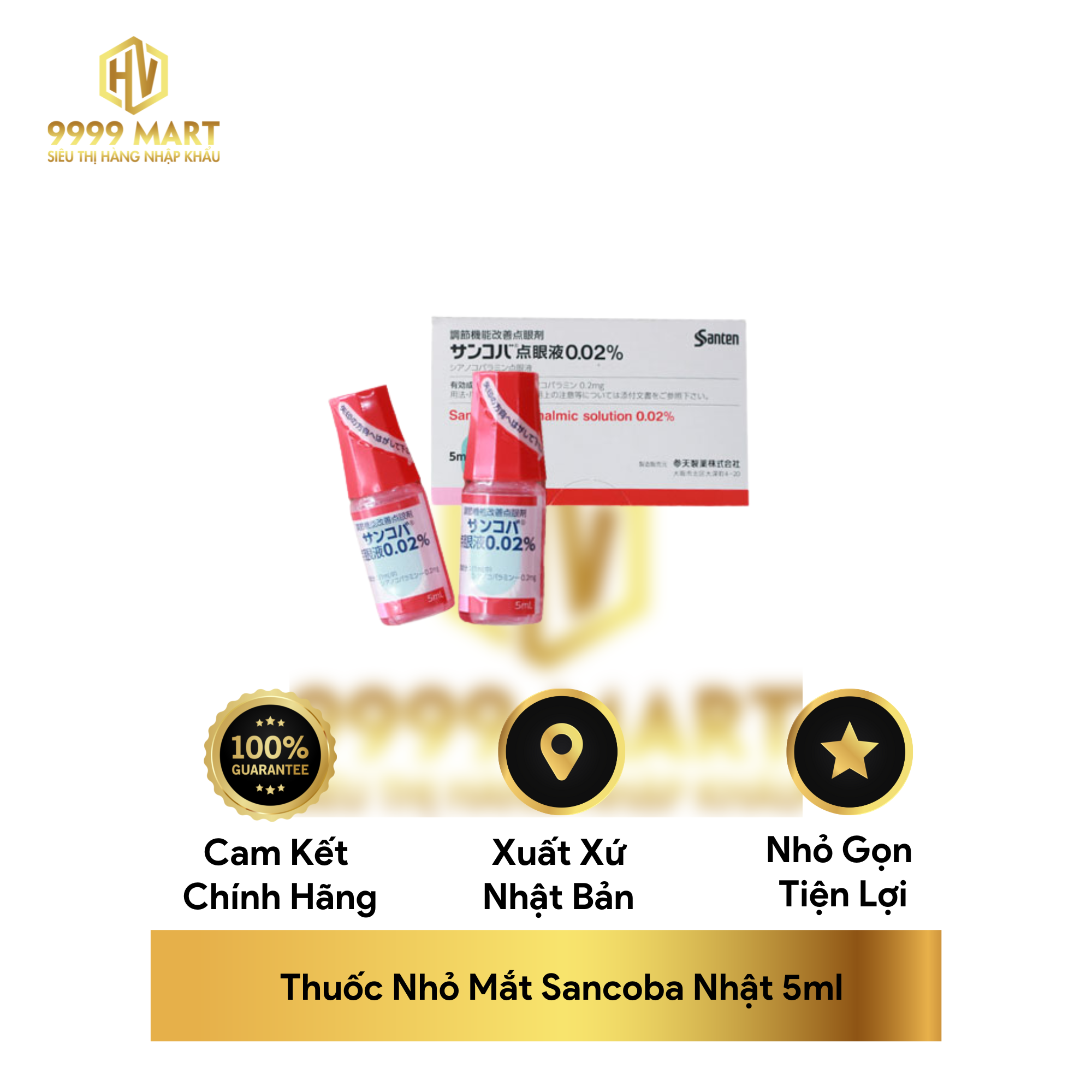  Thuốc Nhỏ Mắt Sancoba Nhật 5ml 