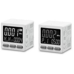  3 Màn Hình Hiển Thị Công Tắc Áp Suất Kỹ Thuật Số Có Độ Chính Xác Cao Dòng Zse20 - SMC 