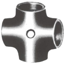  Khớp Đầu Nối Ống Gang Dẻo Có Thể Bắt Vít Vào, Chữ Thập - JFEPIPEFITTING 