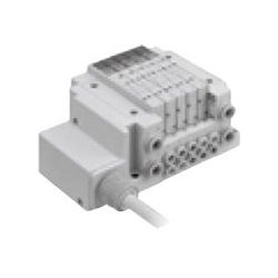  Van Điện Từ 5 Cổng, Plug-in, Đế Kết Nối Đầu Nối, Tương Thích Với Chì, Sê-ri Tấm Đế/5000/7000, Manifold - SMC 