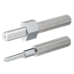  Chốt Rãnh Cho Các Bộ Linh Kiện Kiểm Tra - Loại Bậc Cương Bậc, Loại Thẳng - Kim Cương Cố Định - MISUMI 