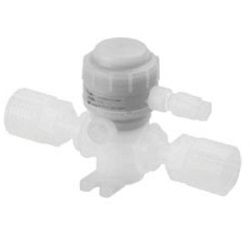  Van Cho Hóa Chất Loại Vận Hành Bằng Không Khí Phi Kim Loại Bên Ngoài Loại Loe Đầu Nối Tích Hợp Tiết Kiệm Không Gian Sê-ri LVQS-Z - SMC 