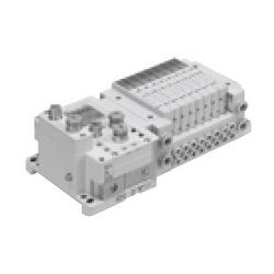  Van Điện Từ 5 Cổng, Plug-in, Đế Kết Nối Đầu Nối, Tương Thích Sê-ri EX600, Sê-ri Tấm Đế/5000/7000, Manifold - SMC 