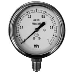  Pressure Gauge, Socer Planning All Stainless Steel Pressure Meter / Compound Gauge / Vacuum Gauge - A Type - SOSAPURANNING 