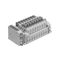  Van Điện Từ 5 Cổng, Plug-in, Đế Kết Nối Đầu Nối , Sê-ri Tấm Đế, Tương Thích Với Pin Sạc, Sê-ri 25A-SY5000, Manifold - SMC 