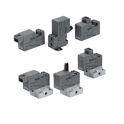  Van Điện Từ 3 Cổng, Phớt Gioăng Cao Su Vận Hành Trực Tiếp Sê-ri SY100 Loại Tốc Độ Dòng Chảy Lớn - SMC 