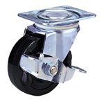  Hạng Tiêu Chuẩn, Loại Xe Tải 100Bs, Bánh Xe Cao Su Tổng Hợp Có Ổ Lăn Và Nút Chặn - UCHIMURA 
