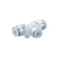  Tube Fitting PP Type Different Diameters Union Tee For Clean Environments - PISCO 