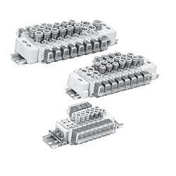  Van Điện Từ 5 Cổng, Clean Series, 10-SY3000/5000/7000 Series, Direct Piping Type, Cassette Type Manifold - SMC 