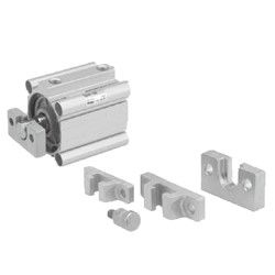  Khớp Nối Đơn Giản Chuyên Dụng Cho Xi Lanh Mỏng, Sê-ri CQ2 / Bộ Truyền Động Điện, Loại Thanh, Sê-ri LEY, Khớp Nối Đơn Giản - SMC 