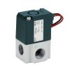  3-Port Solenoid Valve, Direct Operated, Poppet Type, Rubber Seal, VT307 Series - SMC 