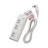  3-Outlet Surge-Protected Power Strip With Flat Switches - ELPA 