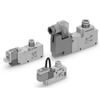 3-Port Solenoid Valve VQZ100/200/300 Series, Single Unit, Body Ported - SMC 