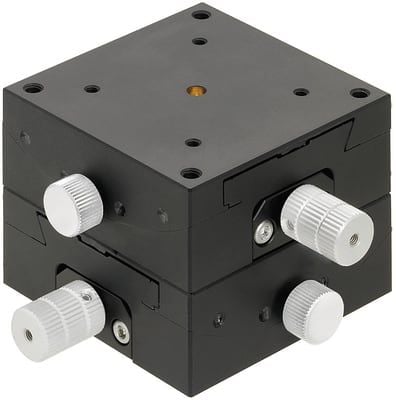  [High Precision] Goniometer Stages - Dovetail Slide, 2-Axis - Symmetrical Stack, Space Saving - MISUMI 