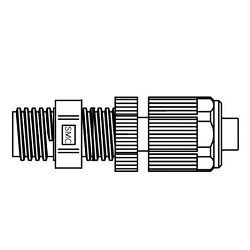  Đầu Nối Gắn Bảng Điều Khiển Tiết Kiệm Không Gian Mount Union LQ2P Phụ Kiện Fluoropolymer Kích Thước Hệ Mét - SMC 