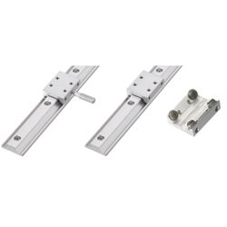  Thanh Ray Trượt Loại Đơn Giản - Xếp Hạng Tải: 49N ~ 99N / Cái - Nhôm, Có Ổ Bi / Loại Khóa Vị Trí - MISUMI 