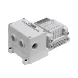  5-Port Solenoid Valve, Plug-in, Connector Connection Base, EX126 Series Compatible, SY3000/5000/7000 Series, Manifold - SMC 