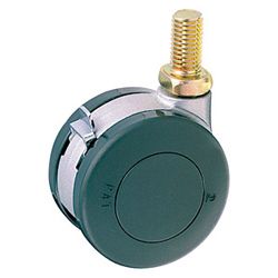  Bánh Xe Xe Xoay Bu Lông Đôi Có Nút Chặn K-200GNS - TAKIGEN 