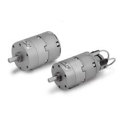  Thiết Bị Truyền Động Bàn Xoay Có Bộ Điều Chỉnh Góc, Loại Cánh Gạt, Sê-ri Chân Đế Điều Chỉnh □WU - SMC 