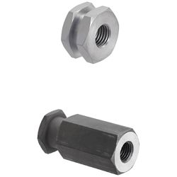  Khớp Nổi, Loại Kết Nối Nhanh - [Tapped]Cylinder Connector Có Thể Cấu Hình - T, L Có Thể Cấu Hình / Lựa Chọn T, L Có Thể Cấu Hình - MISUMI 