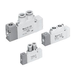  Van Vận Hành Bằng Không Khí 5 Cổng, Tương Thích Với Pin Sạc, Sê-ri 25A-SYA5000/7000, Manifold - SMC 