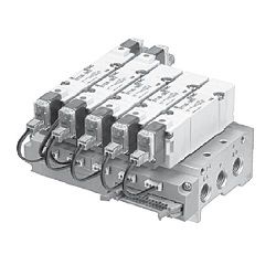  Van Điện Từ 5 Cổng, Sê-ri Sạch, Sê-ri 10- Tấm Đế /5000/7000, Đa Tạp Loại Gắn Trên Đế, Đế Tích Hợp, Loại Dây Cáp Tấm Đế -băng - SMC 