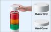  LR10-3M2WJBW-RYG Đèn tháp tín hiệu có còi Buzzer 92db PATLITE 3 tầng Bóng LED Cấp độ bảo vệ IP66/69K 
